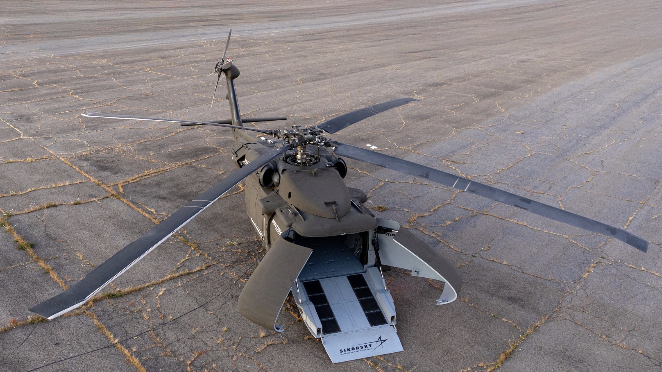 Sikorsky S-70UAS U-Hawk autonomous Black Hawk helicopter